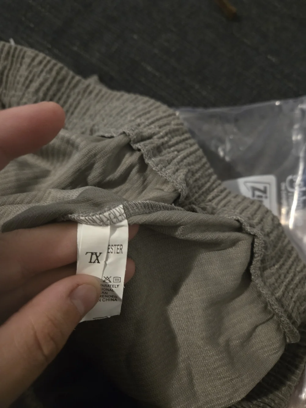 Classic Men's Light Gray Athletic Elastic-Waist Shorts